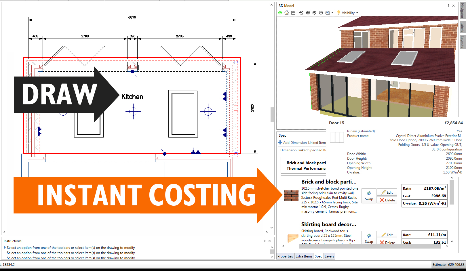 BuildingWorks costing